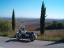 Guzzi V7 special in Val d'Orcia